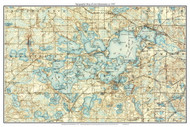 Lake Minnetonka 1907 - Custom USGS Old Topo Map - Minnesota - Lake Minnetonka Area