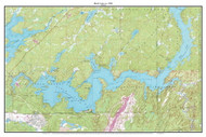 Birch Lake 1986 - Custom USGS Old Topo Map - Minnesota - Burntside Lake Area