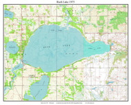 Rush Lake 1975 - Custom USGS Old Topo Map - Minnesota - DTL - North
