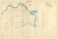 Newbury, Massachusetts 1795 Old Town Map Reprint - Roads Place Names  Massachusetts Archives