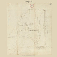 Newfield, Maine 1795 Old Town Map Reprint - Roads Place Names  Massachusetts Archives