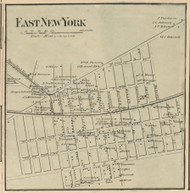 East New York - New Lots, New York 1859 Old Town Map Custom Print - Kings Co.