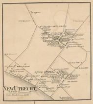 New Utrecht Village - New Utrecht, New York 1859 Old Town Map Custom Print - Kings Co.