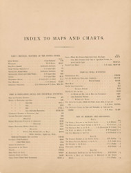 Index 1874 - Walker 1870 9th Census Atlas - USA Atlases