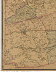 Precinct 1, Mitchellsburg, Mitchelsburg,  Parksville, Perryville, Aliceton - Boyle County, Kentucky 1876 Old Town Map Custom Print - Boyle Co.