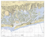 Jones Beach and Freeport 2003 - Old Map Nautical Chart AC Harbors 12352 Custom - New York