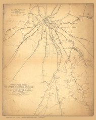 Nashville 1862 Weyss - Old Map Reprint - Tennessee Cities