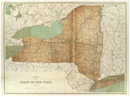 New York State New York 1895 - Other Maps Old Map Custom Reprint - Bien State Atlas