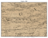 Cambria, New York 1860 Old Town Map Custom Print - Niagara Co.