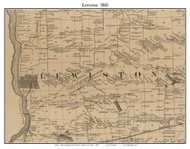 Lewiston, New York 1860 Old Town Map Custom Print - Niagara Co.