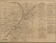 Lockport Village Village, Lockport New York 1860 Old Town Map Custom Print - Niagara Co.