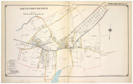 Smithtown Branch - Smithtown, New York 1917 Old Map Reprint - Suffolk Co. North Vol. 1
