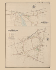 Part of Watermill and Part of Bridge Hampton, New York 1902 - Old Town Map Reprint - Suffolk Co. Atlas South Vol. 1 Page 25