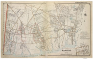 Babylon - South, New York 1915 Old Map Reprint - Suffolk Co. Atlas South Vol. 1