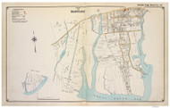 Bablylon Village - South, New York 1915 Old Map Reprint - Suffolk Co. Atlas South Vol. 1