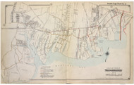 1915 CENTRE MORICHES MAIN STREET SUFFOLK COUNTY LONG ISLAND NEW YORK ATLAS MAP 
