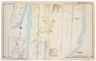 Islip Village - South, New York 1915 Old Map Reprint - Suffolk Co. Atlas South Vol. 1