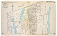 Islip Village - North, New York 1915 Old Map Reprint - Suffolk Co. Atlas South Vol. 1