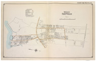 West Sayville - Islip, New York 1915 Old Map Reprint - Suffolk Co. Atlas South Vol. 1