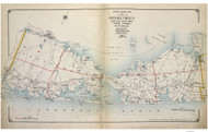 Index 1, Southampton, New York 1916 Old Map Reprint - Suffolk Co. Atlas South Vol. 2