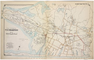 Southampton Town (part of) including Southampton Village, New York 1916 Old Map Reprint - Suffolk Co. Atlas South Vol. 2