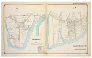 Quiogue and East Quogue - Southampton, New York 1916 Old Map Reprint - Suffolk Co. Atlas South Vol. 2