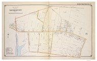 Southampton Village (Northwest) - Southampton, New York 1916 Old Map Reprint - Suffolk Co. Atlas South Vol. 2