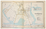 West Hampton (South) - Southampton, New York 1916 Old Map Reprint - Suffolk Co. Atlas South Vol. 2