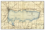Grand Lake 1911 - Custom USGS Old Topo Map - Ohio