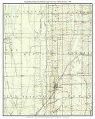Mosquito Creek Lake 1905 - Custom USGS Old Topo Map - Ohio