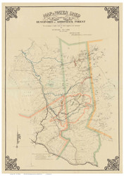 Adirondack Watershed 1898 - Old Map Reprint
