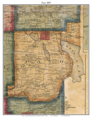 Cato, Cayuga Co. New York 1859 Old Town Map Custom Print - Cayuga & Seneca Cos.