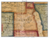 Fleming, Cayuga Co. New York 1859 Old Town Map Custom Print - Cayuga & Seneca Cos.