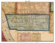 Genoa, Cayuga Co. New York 1859 Old Town Map Custom Print - Cayuga & Seneca Cos.