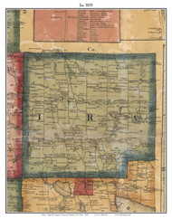 Ira, Cayuga Co. New York 1859 Old Town Map Custom Print - Cayuga & Seneca Cos.