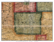 Throop, Cayuga Co. New York 1859 Old Town Map Custom Print - Cayuga & Seneca Cos.