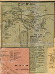 Port Byron - Port Byron, Cayuga Co. New York 1859 Old Town Map Custom Print - Cayuga & Seneca Cos.