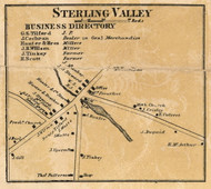 Sterling Valley - Sterling, Cayuga Co. New York 1859 Old Town Map Custom Print - Cayuga & Seneca Cos.