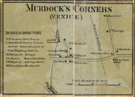 Murdocks Corners - Venice, Cayuga Co. New York 1859 Old Town Map Custom Print - Cayuga & Seneca Cos.