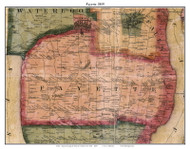 Fayette, Seneca Co. New York 1859 Old Town Map Custom Print - Cayuga & Seneca Cos.