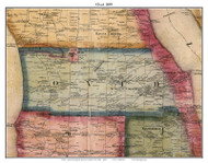 Ovid, Seneca Co. New York 1859 Old Town Map Custom Print - Cayuga & Seneca Cos.