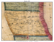 Romulus, Seneca Co. New York 1859 Old Town Map Custom Print - Cayuga & Seneca Cos.
