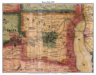 Seneca Falls, Seneca Co. New York 1859 Old Town Map Custom Print - Cayuga & Seneca Cos.