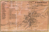 Farmerville - Covert, Seneca Co. New York 1859 Old Town Map Custom Print - Cayuga & Seneca Cos.