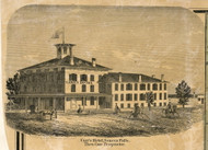 Carrs Hotel, Seneca Co. New York 1859 Old Town Map Custom Print - Cayuga & Seneca Cos.