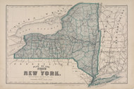 New York State, New York 1875 - Old Town Map Reprint - Cayuga Co. Atlas