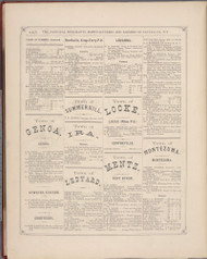 Merchants & Manufacturers & Farmers by Town - Fleming - Montezuma, New York 1875 - Old Town Map Reprint - Cayuga Co. Atlas