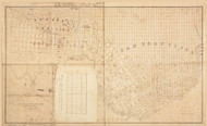 San Francisco 1854 Horner - Old Map Reprint - California Cities