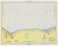 Sodus Bay to Rochester 1966 Lake Ontario Harbor Chart Reprint 23