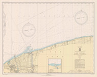 Thirty Mile Point to Port Dalhousie 1943 Lake Ontario Harbor Chart Reprint 25
